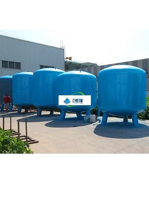 Industrial Stainless Steel Filter Housing Silica Sand Water Filter ISO9001