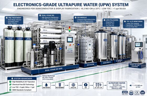 Electrodeionization Industrial RO Plant Industrial Water Purification Machine
