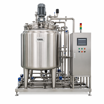 GMP Solution Preparation System 1000L with SS316L Mixing Tank (Automatic PLC Control, CIP Ready)