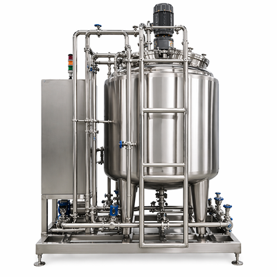 GMP Solution Preparation System 1000L with SS316L Mixing Tank (Automatic PLC Control, CIP Ready)